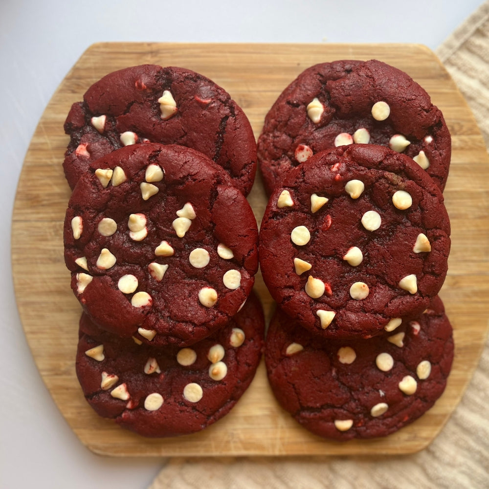 Red Velvet & Cream Cheese Cookies