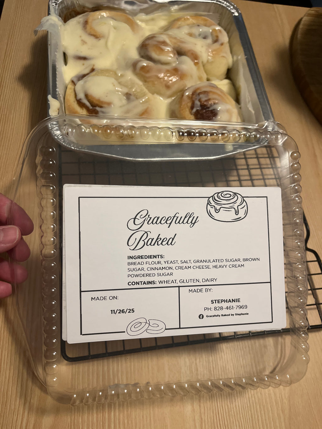 Jumbo Bakery Style Cinnamon Rolls with Cream Cheese Frosting