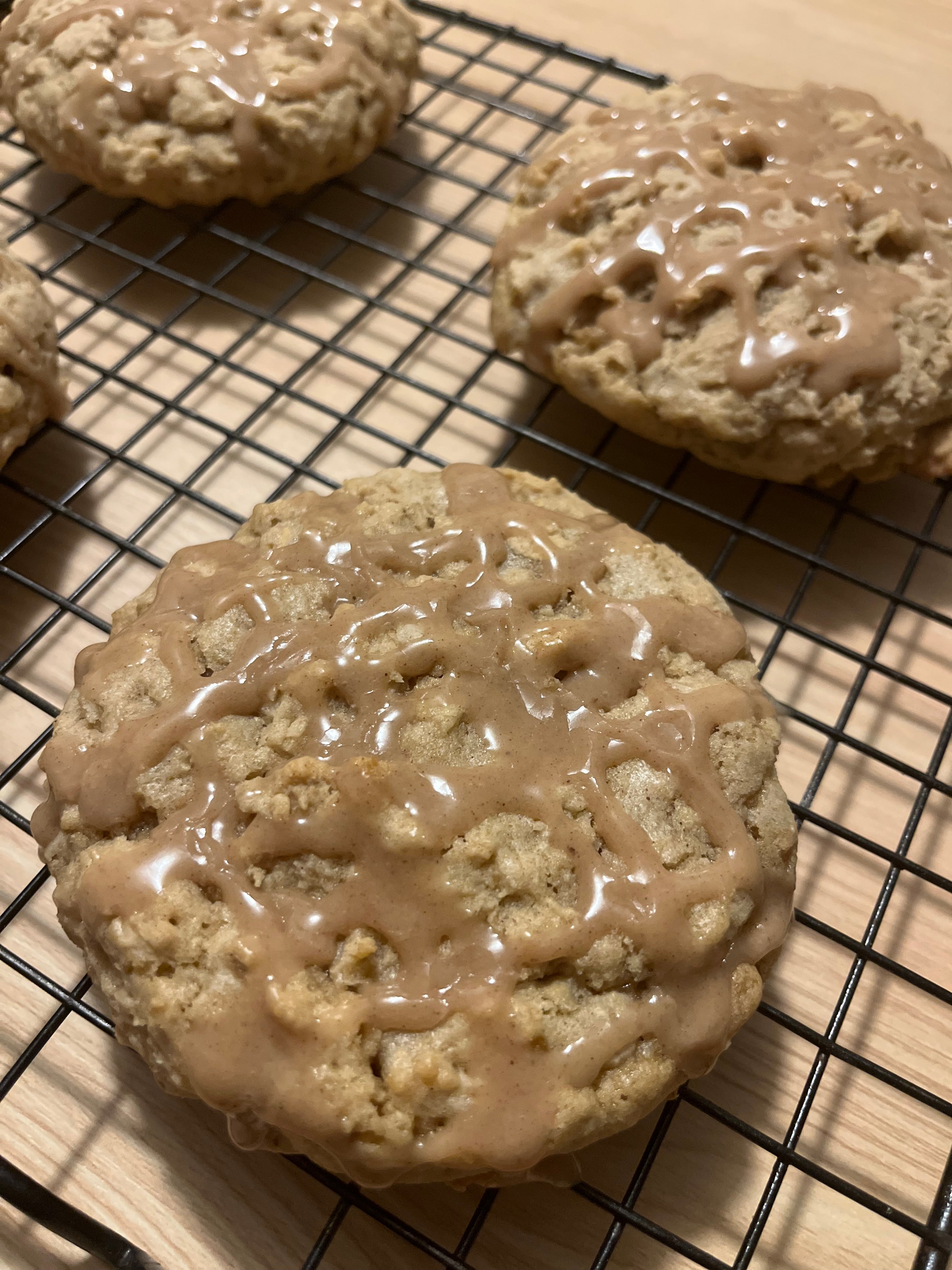 Brown Sugar Cinnamon Oatmeal Cookies