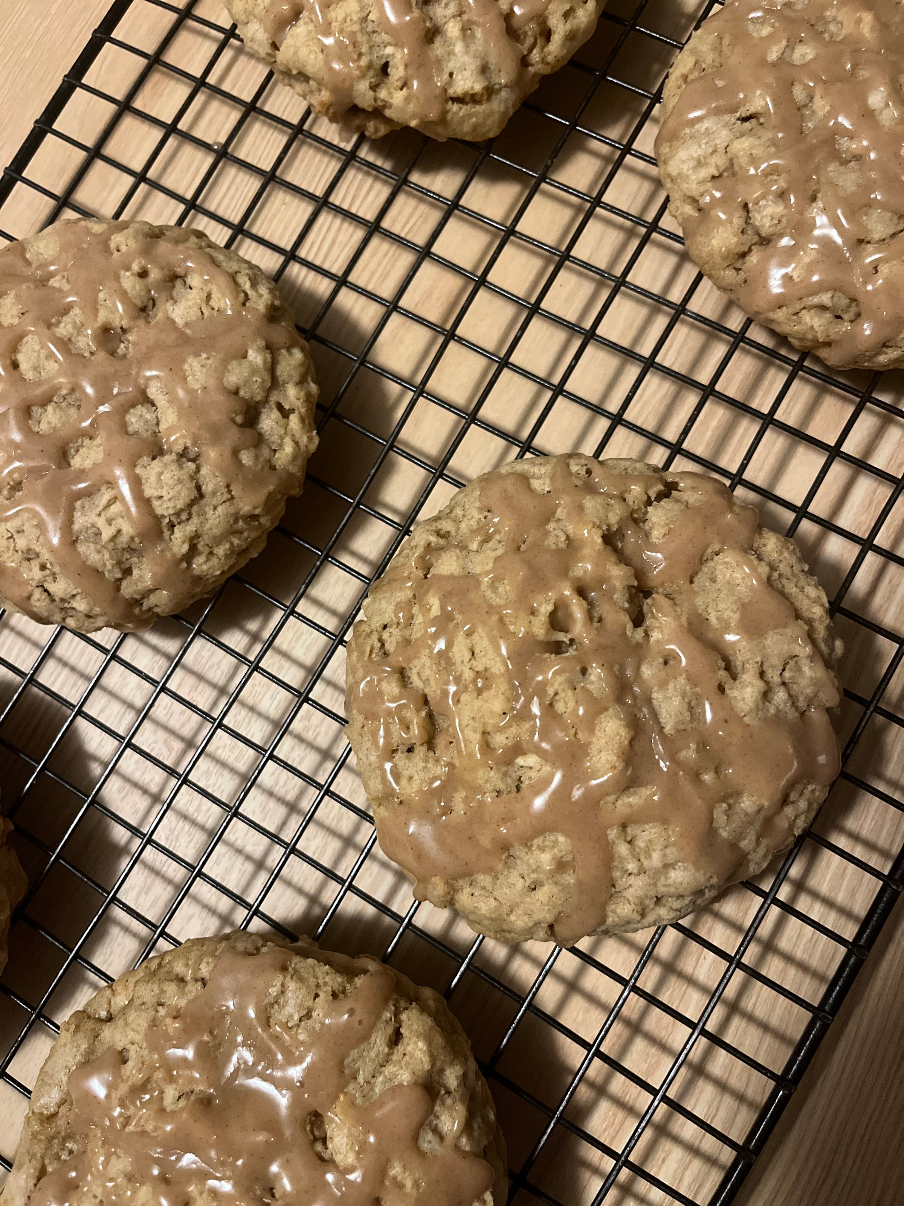 Brown Sugar Cinnamon Oatmeal Cookies