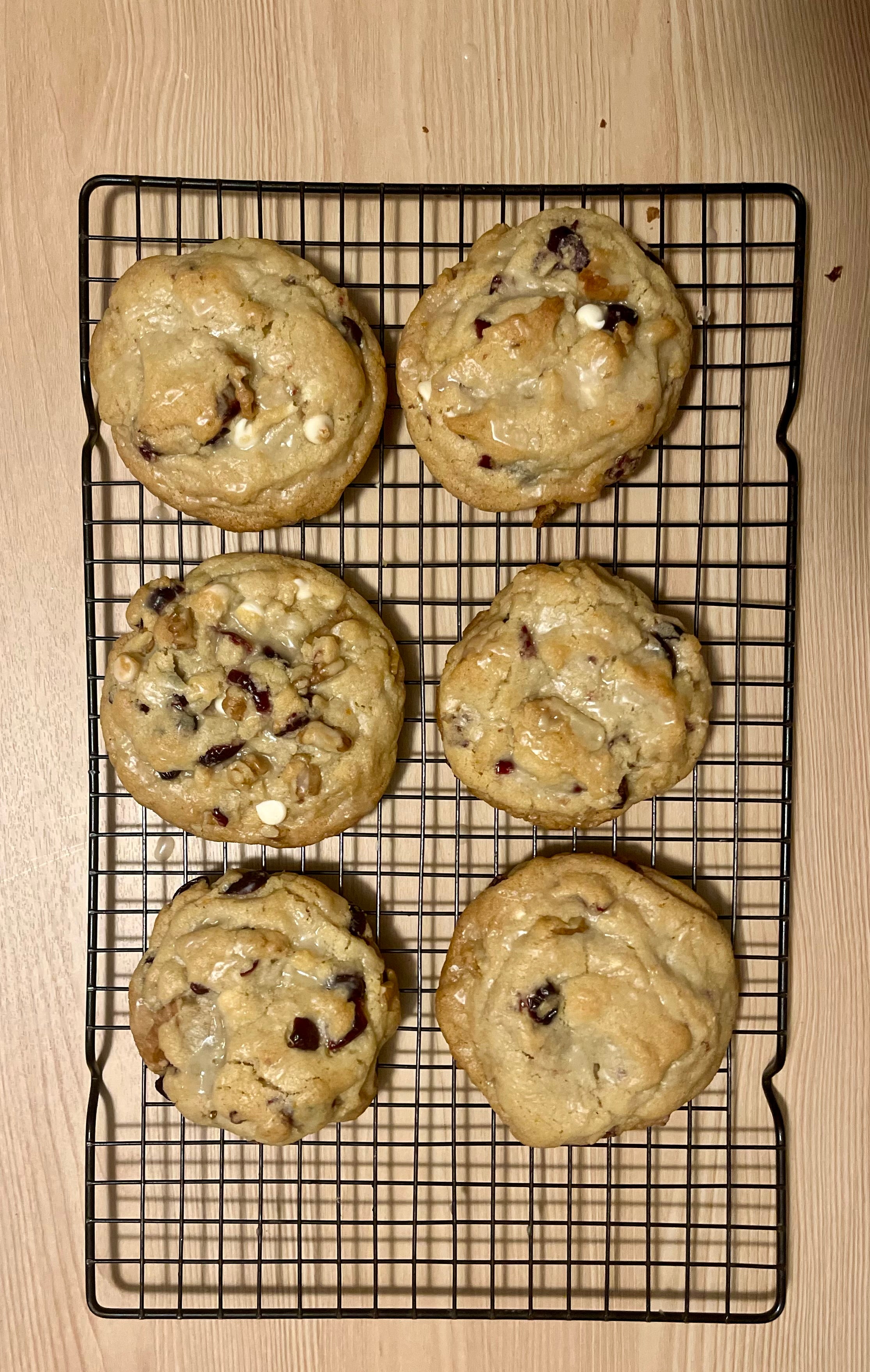 Cranberry Walnut White Chocolate with Orange Glaze