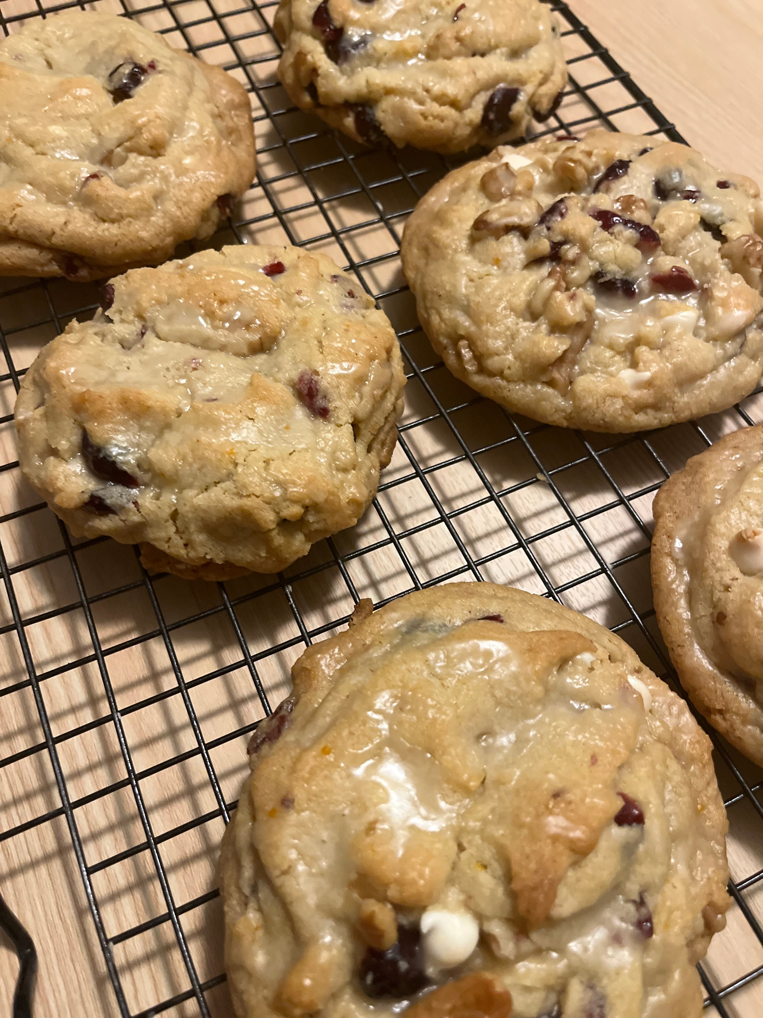 Cranberry Walnut White Chocolate with Orange Glaze