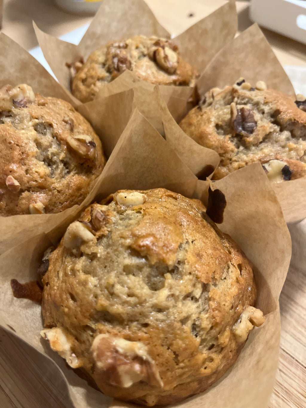 Banana Nut Bakery Style Muffins (4 Count)