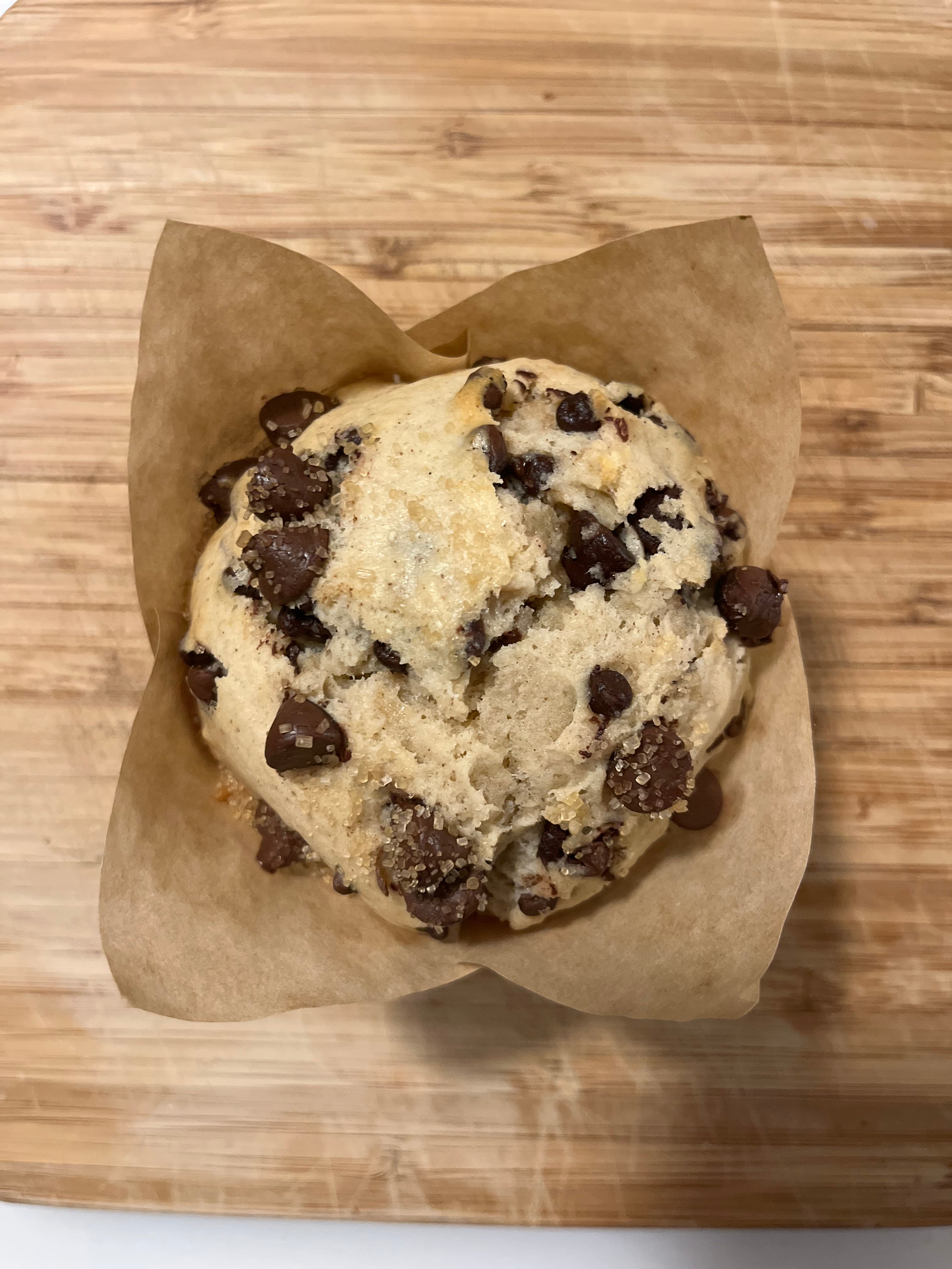 Chocolate Chip Bakery Style Muffins (4 Count)