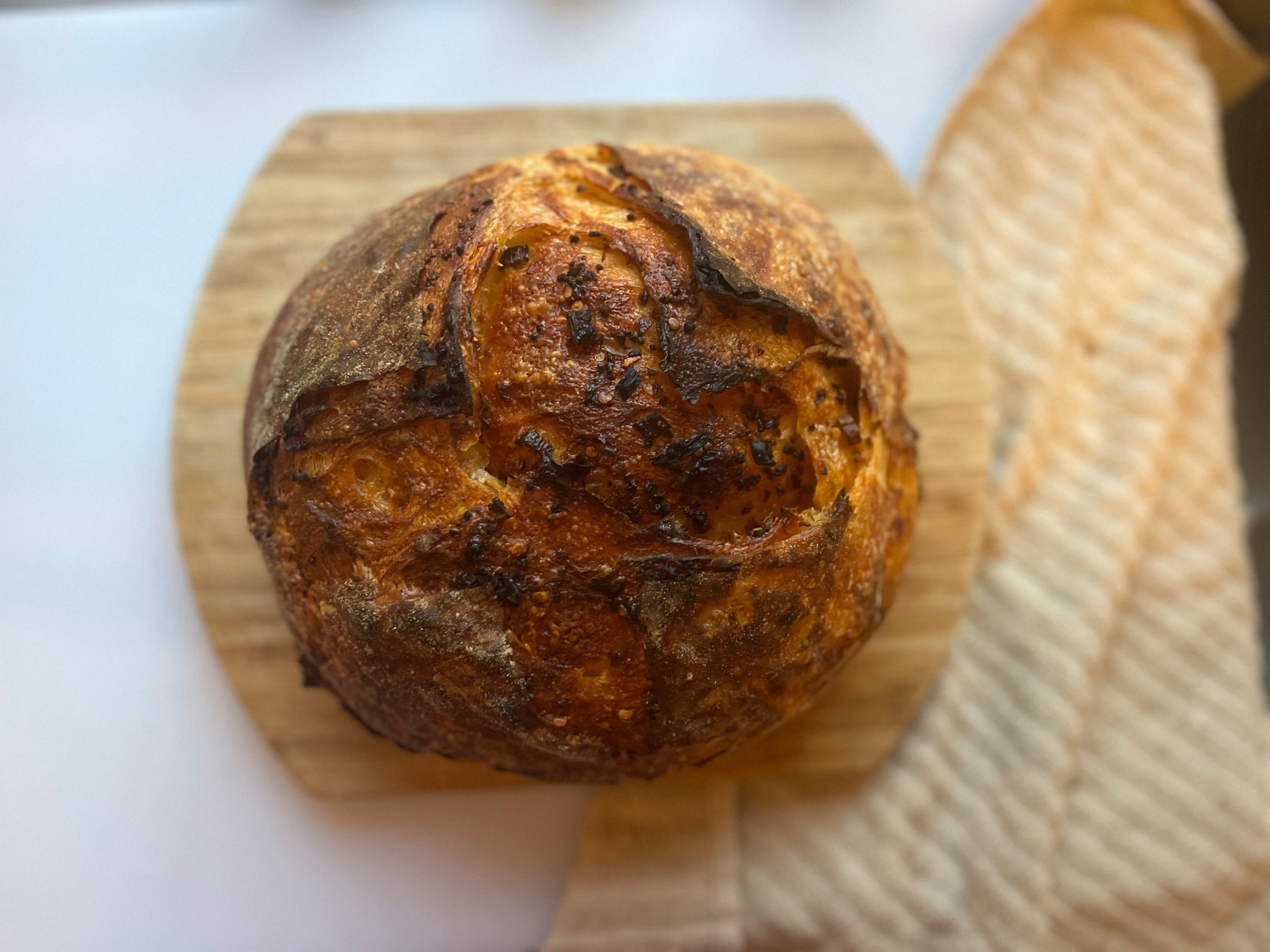 Spicy Chili, Onion & Cheddar Sourdough